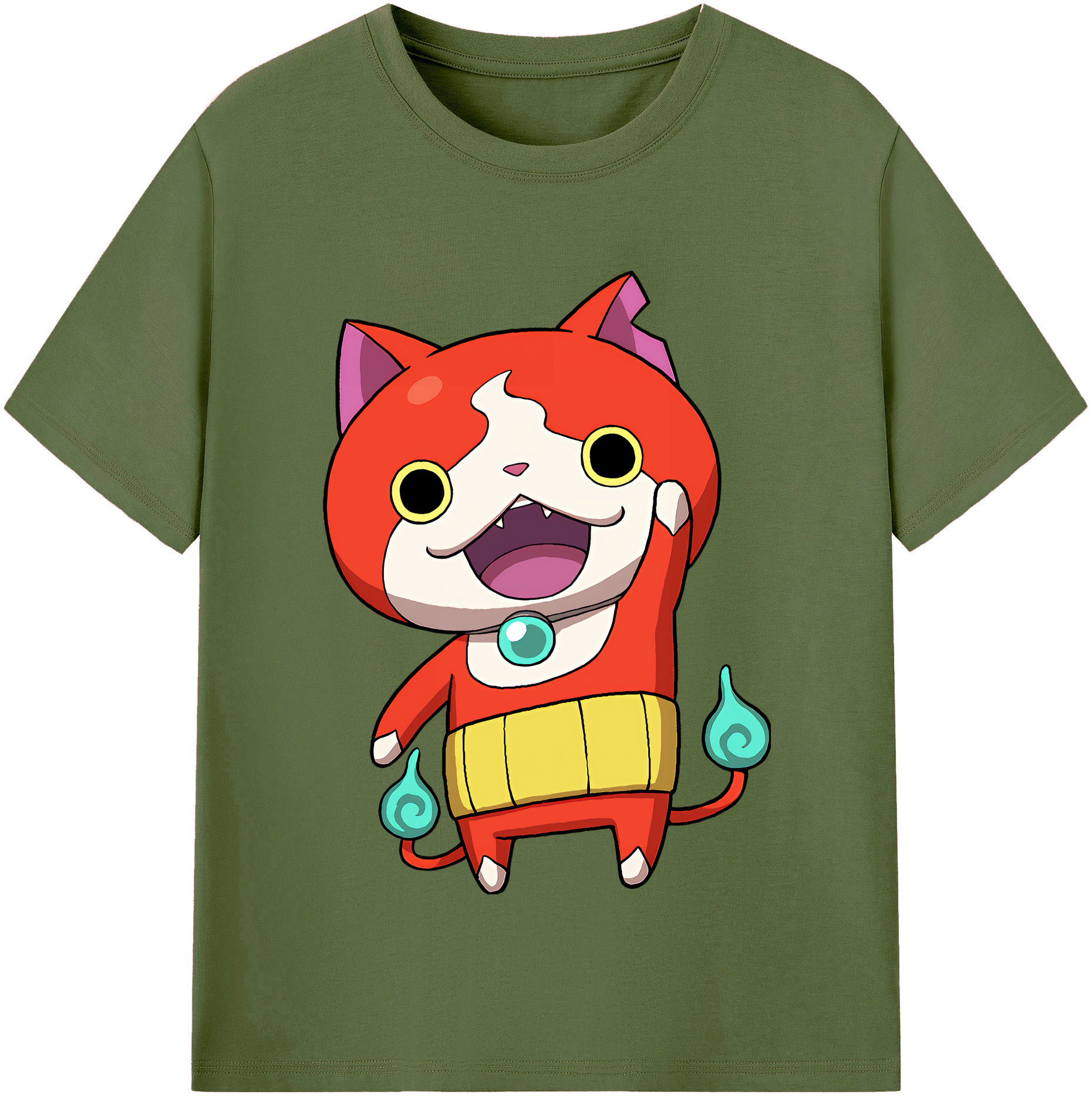（画像用） 妖怪ウォッチ Yo-kai Watch 綿100％半袖Tシャツ（フロントプリント）